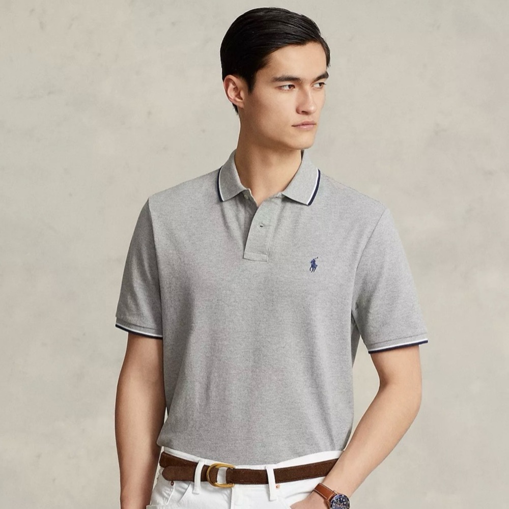 RALPH LAUREN Polo (L, White, Cotton)